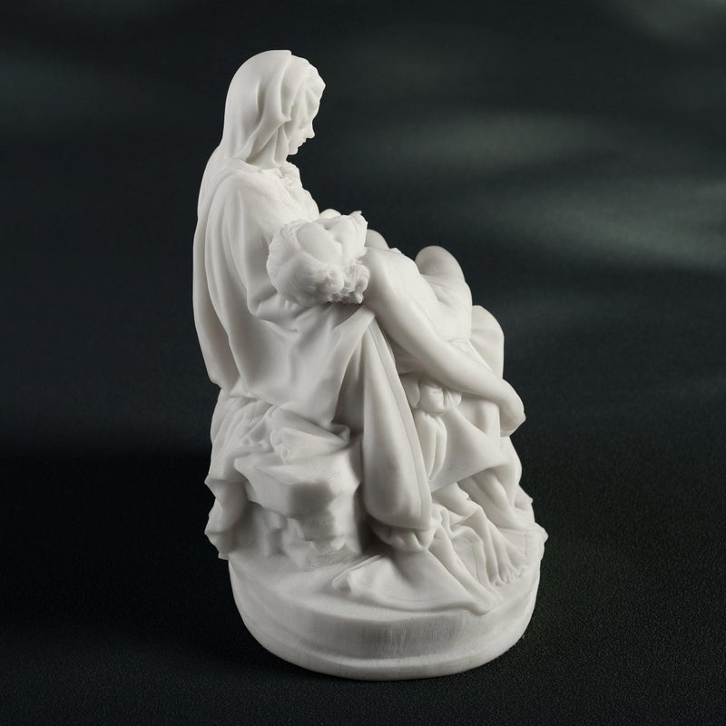 Unicorn Studio Michelangelo's Pieta Statue Sculpture Madonna Jesus - Image 3